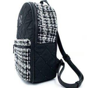 Badgley Mischka Wool Backpack Bag Black New w/Tags (MSRP $169)